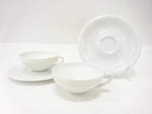 Richard Ginori　リチャードジノリ　ホワイト　カップ＆ソーサーペア　洋食器